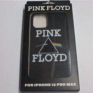 NWT “PINK FLOYD" SILICONE IPHONE 12 PRO PHONE CASE COVER  in BLACK
